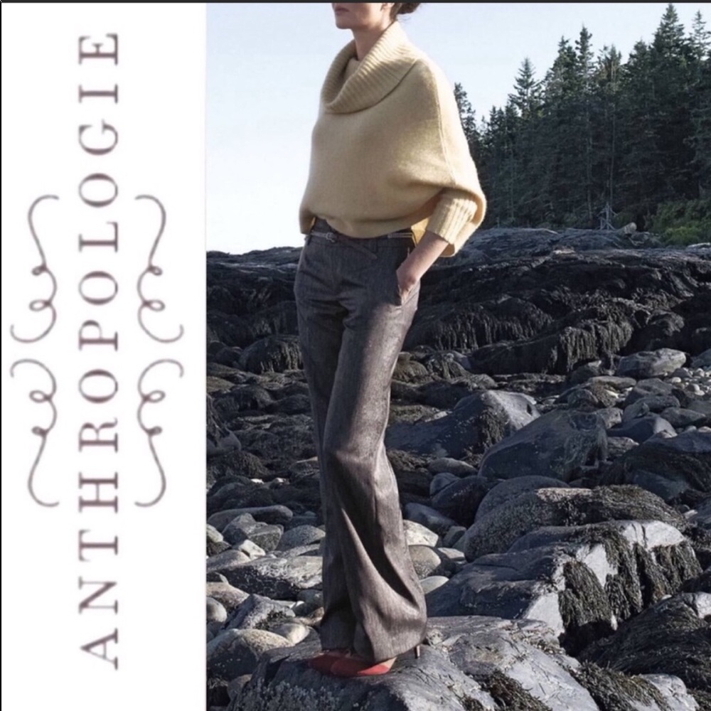 Anthropologie wide leg trousers NWOT